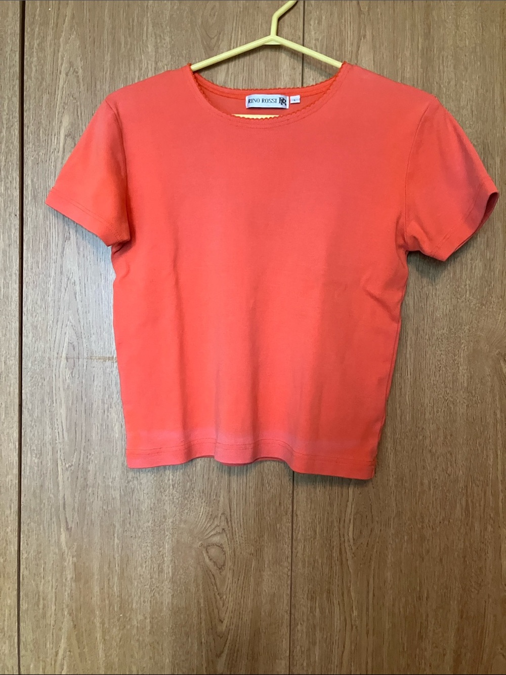 Rina Rossi Bright Orange Short Sleeve Crew Tee